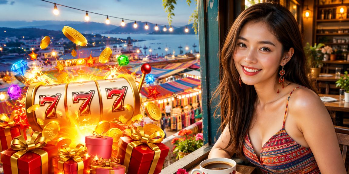 Người dùng tại Sapa chơi slot game và theo dõi kèo cược trong quán cà phê bên dãy núi